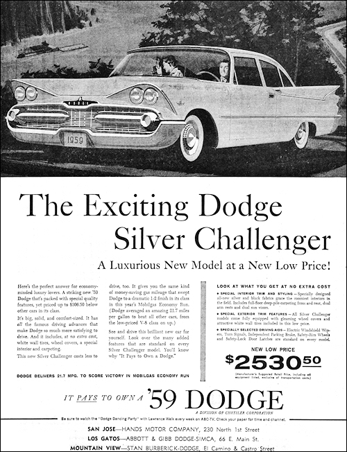 1959 Silver Challenger